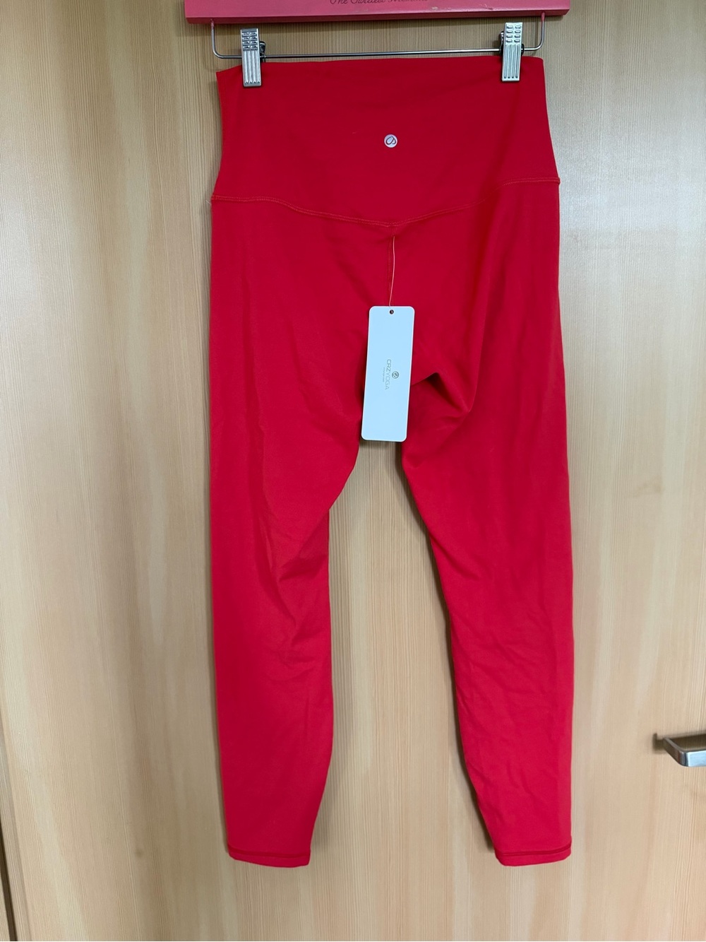 CRZ YOGA women’s High-Rise Active Red Leggings Size M Red - Picture 2 of 10